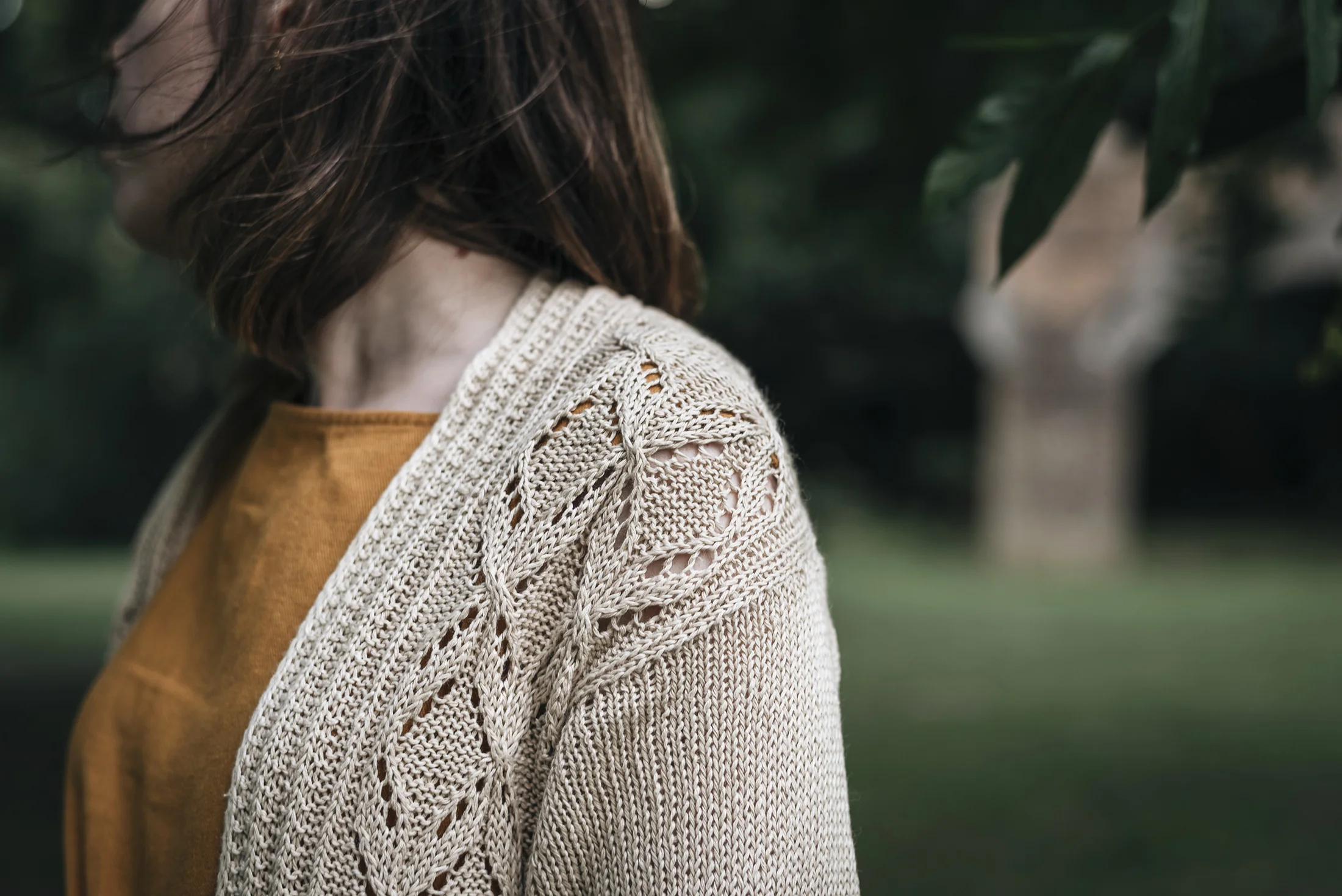 Bird Cardigan — Yellowish